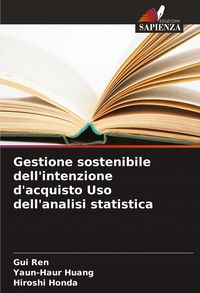 Produktbild: Gestione sostenibile dell'intenzione d'acquisto Uso dell'analisi statistica