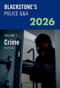 Produktbild: Blackstone's Police Q&A Volume 1: Crime 2026