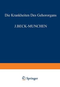 Produktbild: Die Krankheiten des Geh&ouml;rorgans