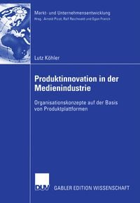 Produktbild: Produktinnovation in der Medienindustrie