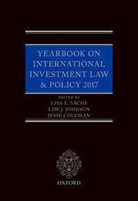 Produktbild: Yearbook on International Investment Law & Policy 2017