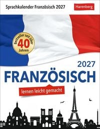 Produktbild: Franz&ouml;sisch Sprachkalender 2027 - Franz&ouml;sisch lernen leicht gemacht - Tagesabrei&szlig;kalender