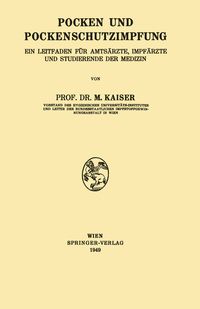 Produktbild: Pocken und Pockenschutzimpfung