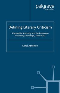 Produktbild: Defining Literary Criticism