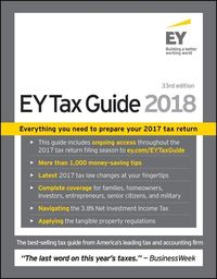 Produktbild: Ernst & Young Tax Guide 2018