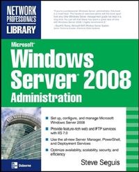 Produktbild: Microsoft Windows Server 2008 Administration