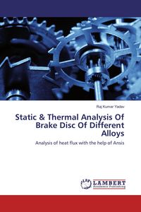 Produktbild: Static & Thermal Analysis Of Brake Disc Of Different Alloys