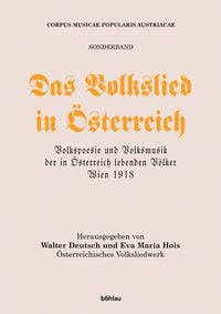 Produktbild: Das Volkslied in &Ouml;sterreich