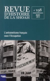 Produktbild: Revue Histoire De La Shoah N 198