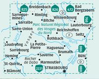 KOMPASS Wanderkarten-Set 2220 Elsass, Vogesen Nord, Alsace, Vosges du Nord (2 Karten) 1:50.000
