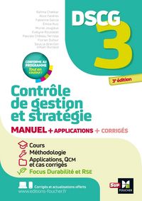 Produktbild: DSCG 3 - Contr&ocirc;le de gestion et strat&eacute;gie - Manuel et applications