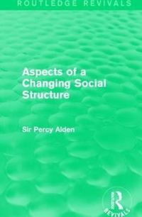 Produktbild: Alden, S: Aspects of a Changing Social Structure