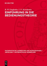Produktbild: Einf&uuml;hrung in die Bedienungstheorie