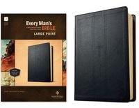 Produktbild: NLT Every Man's Bible, Large Print, Filament Enabled (Leatherlike, Covenant Black, Red Letter)