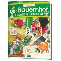 Produktbild: Tr&ouml;tsch Der Bauernhof Geschichten Spiele Wissenswertes Stickerbuch