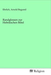 Produktbild: Randglossen zur Hebr&auml;ischen Bibel