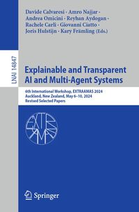 Produktbild: Explainable and Transparent AI and Multi-Agent Systems