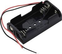 Produktbild: Takachi SN32 Batteriehalter 2x Mignon (AA) Kabel (L x B x H) 57.6 x 31.2 x 15.2mm