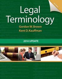 Produktbild: Brown, G: Legal Terminology