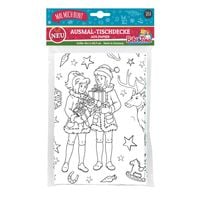 Produktbild: Mal Mich Bunt Ausmal-Tischdecke aus Papier Bibi & Tina Weihnachten