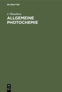 Produktbild: Allgemeine Photochemie