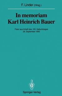 Produktbild: In memoriam Karl Heinrich Bauer
