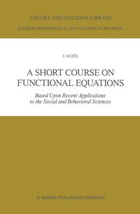 Produktbild: A Short Course on Functional Equations