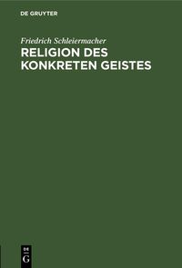 Produktbild: Religion des Konkreten Geistes