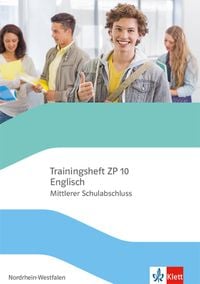 Produktbild: Trainingsheft ZP 10 Englisch. Mittlerer Schulabschluss Nordrhein-Westfalen