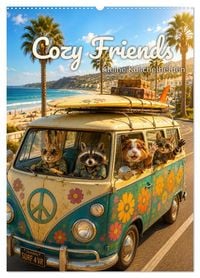 Produktbild: Cozy Friends - Kleine Kuschelhelden (Wandkalender 2027 DIN A2 hoch), CALVENDO Monatskalender