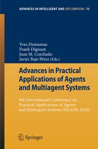 Produktbild: Advances in Practical Applications of Agents and Multiagent Systems