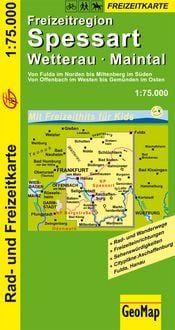 Produktbild: Spessart, Wetterau, Maintal Rad- und Freizeitkarte