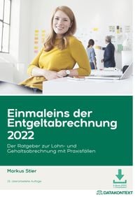 Produktbild: Einmaleins der Entgeltabrechnung 2022