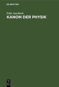 Produktbild: Kanon der Physik