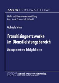 Produktbild: Franchisingnetzwerke im Dienstleistungsbereich