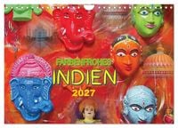 Produktbild: Farbenfrohes Indien (Wandkalender 2027 DIN A4 quer), CALVENDO Monatskalender