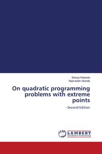 Produktbild: On quadratic programming problems with extreme points
