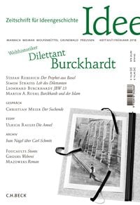 Produktbild: Zeitschrift f&uuml;r Ideengeschichte Heft XII/1 Fr&uuml;hjahr 2018