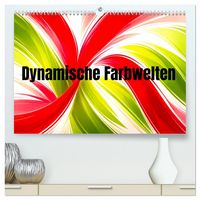 Produktbild: Dynamische Farbwelten (hochwertiger Premium Wandkalender 2027 DIN A2 quer), Kunstdruck in Hochglanz