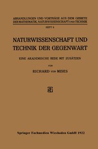 Produktbild: Naturwissenschaft und Technik der Gegenwart
