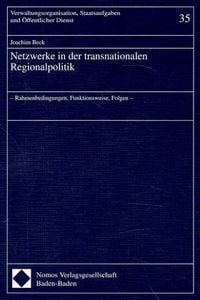 Produktbild: Netzwerke in der transnationalen Regionalpolitik