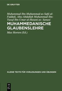 Produktbild: Muhammedanische Glaubenslehre