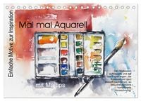 Produktbild: Mal mal Aquarell (Tischkalender 2026 DIN A5 quer), CALVENDO Monatskalender