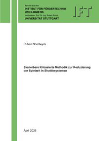 Produktbild: Skalierbare KI-basierte Methodik zur Reduzierung der Spielzeit in Shuttlesystemen