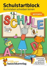Produktbild Schulstart-Block ab 6 Jahre – Buchstaben schreiben lernen