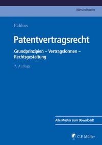 Produktbild: Patentvertragsrecht