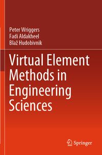 Produktbild: Virtual Element Methods in Engineering Sciences