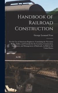 Produktbild: Handbook of Railroad Construction