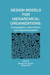 Produktbild: Design Models for Hierarchical Organizations