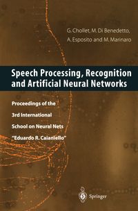 Produktbild: Speech Processing, Recognition and Artificial Neural Networks